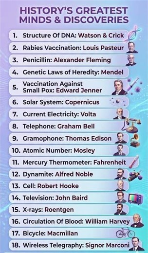 Famous Scientists & Their Discoveries! 🔬