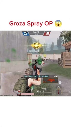 👉 GROZA Spray 🔥 | Baby Live OP Gameplay 😈