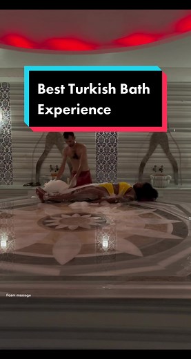 Turkish Bath Experience: Relaxation & Foam Massage