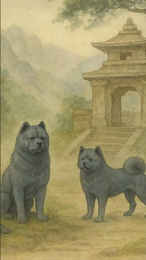 Chow Chows: Not Just the Emperor’s Dogs 👑🐾 #ancientdogbreeds