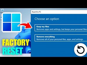 How To Factory Reset PC