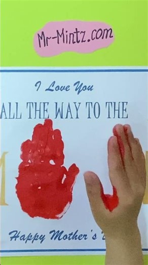 Wait for It… This Handprint Turns Into a Heart! ❤️ Easy Mother’s Day Surprise Craft