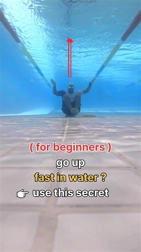 The Secret to Going Up Without Panic for Beginners 😳🔥🏊