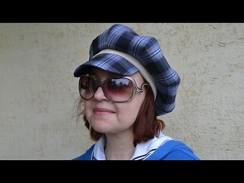 How To Make Newsboy Hat. Womens Newsboy Cap