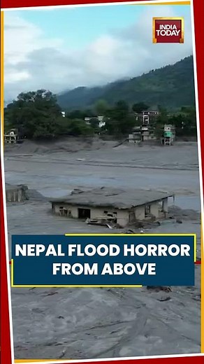 Nuwakot Flood Latest Update: Aerial View Shows Masive Destruction #nepalflashflood #flood #viral