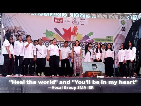 "Heal the world" & "You'll be in my heart" Vocal Group|| 1st performance.
