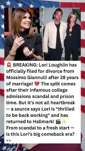 🚨 Lori Loughlin FILES FOR DIVORCE — Back at Hallmark & "Thrilled" to Work Again!