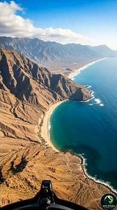 Breath-Taking View: Where the Desert Meets the Sea | World’s Most Beautiful Landscape | #nature