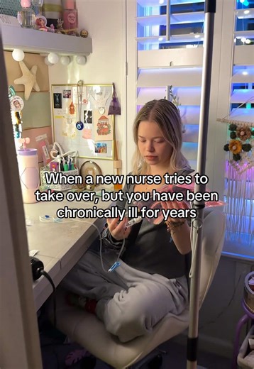 I am more than happy to have new nurses come in and learn from me, but we're gonna do it MY way😌 #pandaspans #brainonfire #lymedisease #autoimmuneencephalitis
