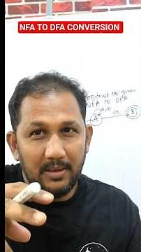 NFA to DFA Conversion in Automata Theory | NFA TO DFA Conversion | #shorts #shortsedu #education