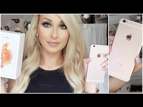 Unboxing Rose gold iphone 6s Plus + mini review | Dramaticmac