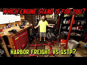 Don’t Buy an Engine Stand Until You See This! Harbor Freight vs GSTP Review by ‪@GettinJunkDone‬