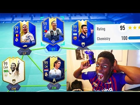 99 TOTS RONALDO!! 195 RATED SERIE A FUT DRAFT!! (FIFA 19)