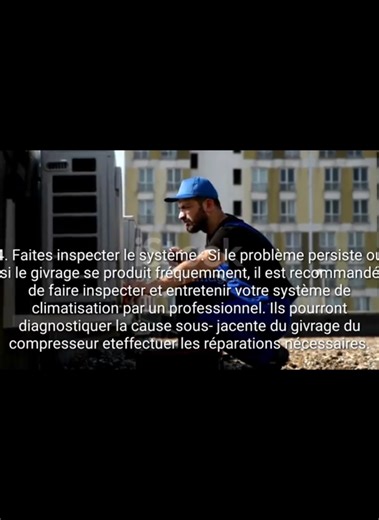 Comment résoudre la panne d'un compresseur qui givre ?