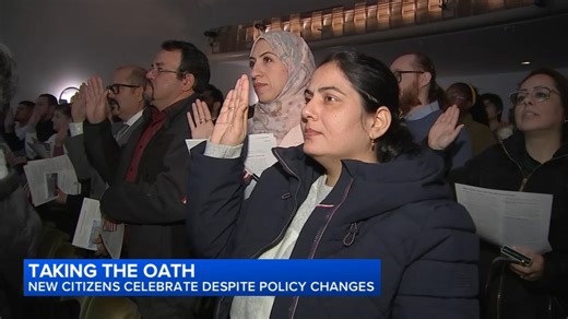 Nearly 100 become American citizens in South Side ceremony: 'It's been a long journey'