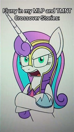 Flurry's vent #shorts #flurryheart #mlpandtmnt #mlp #tmnt #crossover