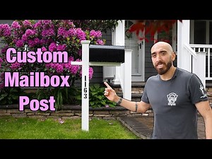 How to Make a Custom Mailbox Post