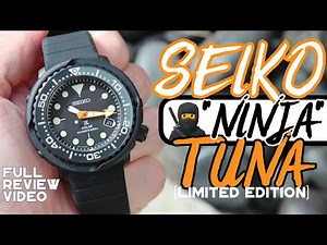 SEIKO "Ninja" TUNA Limited Edition (SNE577P1) Black Series | Full Review