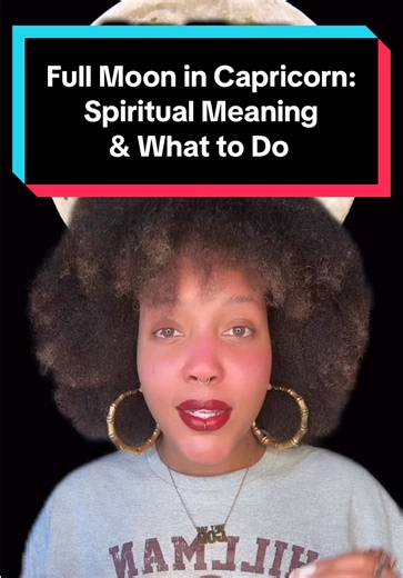 Happy Full Moon ✨ Here’s the Spiritual meaning of this Full Moon in Capricorn energy along with shifts like Mars in Gemini, Mercury Retrograde in Cancer, and more. In addition, I share some tips on what to do to use this energy for your wellness including Journal prompts, crystals, herbs, & more. Enjoy! #FullMoon #Spirituality #WitchTok #Astrology #fyp
