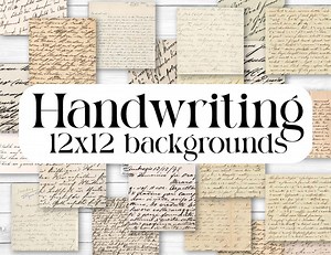 Vintage Handwriting Clipart: Old Letter Images (digital Download) - Etsy