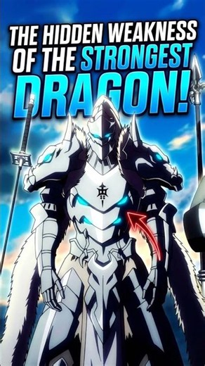 The Hidden Weakness of the Strongest Dragon! #anime #overlordanime