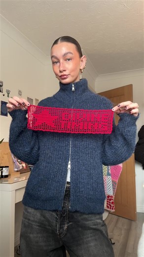 Red Filet Crochet Drops Soon on Etsy!