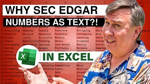 Excel Tip: Convert SEC EDGAR Text Values Back to Numbers