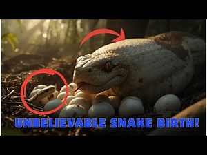 Snake Pregnancy & Egg Laying 🐍 | Python Mother Guards Eggs Until Baby Snakes Hatch in the Wild