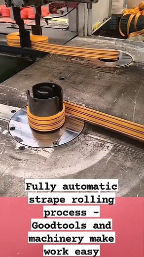 73K views · 90 reactions | Fully automatic strape rolling process - Good tools and machinery make work easy #amazingvideo | Rahul Yadav | Facebook