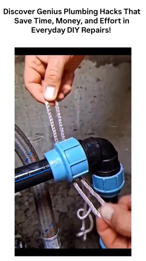 World reels on Instagram: "Ever faced a stubborn pipe fitting that just won't budge, or a leaky tap driving you nuts? This video is a game-changer for anyone who's ever tackled plumbing woes at home! Watch as we reveal simple yet brilliant tricks that even pro plumbers swear by. From using everyday string to create unbreakable grips on slippery connectors—wrap it tight, pull, and twist for instant security without fancy tools—to clever ways of removing stuck nuts in cramped spaces with just plie