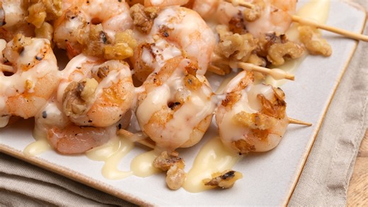 Grilled Honey Walnut Shrimp Recipe - Tasting Table