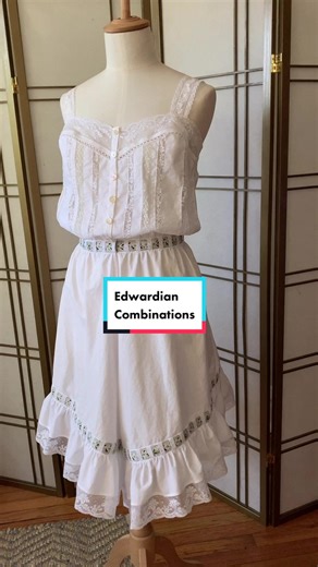 Custom Edwardian Combinations: Sewing Techniques & Historical Fashion