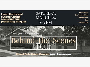 Orland Park History Museum Hosts March 24 Behind-the-Scenes Tour