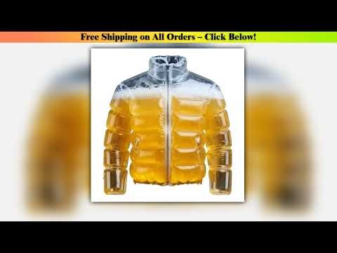 Transparent Beer Cooler Jacket Pool Float Clear Insulated Can Holder Drink Carrier For Adults