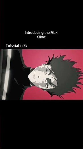 Maki Slide Tutorial 😤 #jjk #jjkseason3 #tutorial
