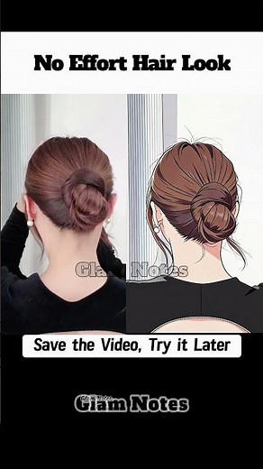 Elegant Sleek Low Twisted Bun Tutorial | Easy Classic Chignon Updo for Medium & Long Hair #hairstyle