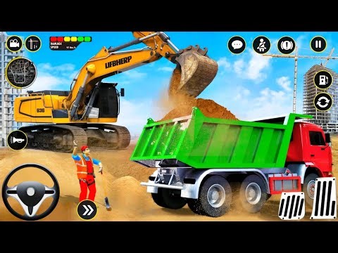 Heavy JCB Excavator Construction Games 3D - Real City Construction Games 2026 - Android GamePlay