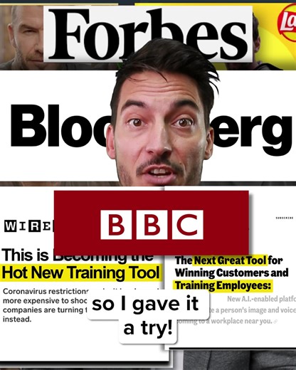 Why was this tool for creating training videos featured in 60 minutes, Wired, TechCrunch, Forbes, BBC & Bloomberg? Because with it you can create training videos in 60 languages in minutes. Without actors, cameras, microphones & voiceovers. Here is how it works: 1. You pick an AI avatar or create your own (100 available) 2. Type in the script in any language (and choose tone of voice or specific accent) 3. Press generate video and upload it to your LMS Need to update or localize the video? Simpl