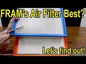 Which Engine Air Filter is Best? -Project Farm