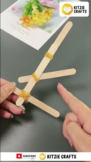 How to make a Gun From Popsicle Stick that shoot Rubber band | Home Made Rubber Gun #rubberbandgun