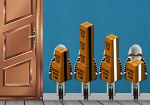 Find Speedy Delivery Guy - Escape Fan