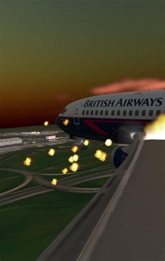 A320 Bird Strike on Approach | British Airways