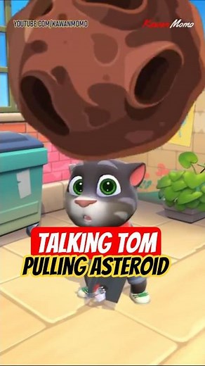 Talking Tom 2025 Pulling Asteroid from Outer Space || Talking Tom Cat Play Super Magnet