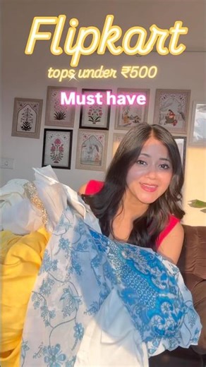 Flipkart summer tops haul | Top haul under ₹300💃Affordable tops #short #shorts #flipkart #topshaul