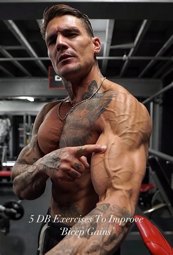 Improve your ‘Bicep Gains’ with these 5 dumbbell exercises & tips💪 | Ross Dickerson