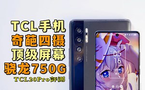 【洋垃圾】TCL也做手机？把骁龙750G卖到4000块的美国中端机：TCL20Pro深度体验