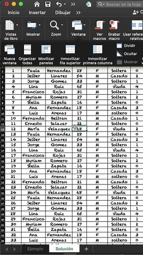 Como dejar fijo el encabezado en #Excel #Shorts #Exceltips #Excelen1minuto