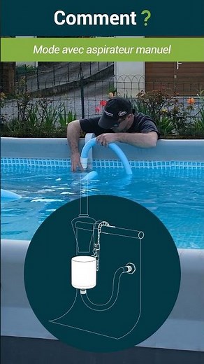 Comment aspire le skimmer de piscine Intex ?