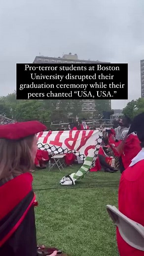 Pro-Terror Disruption at Boston University Graduation