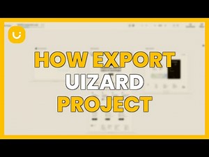 HOW to EXPORT your UIZARD PROJECT in Different Formats
